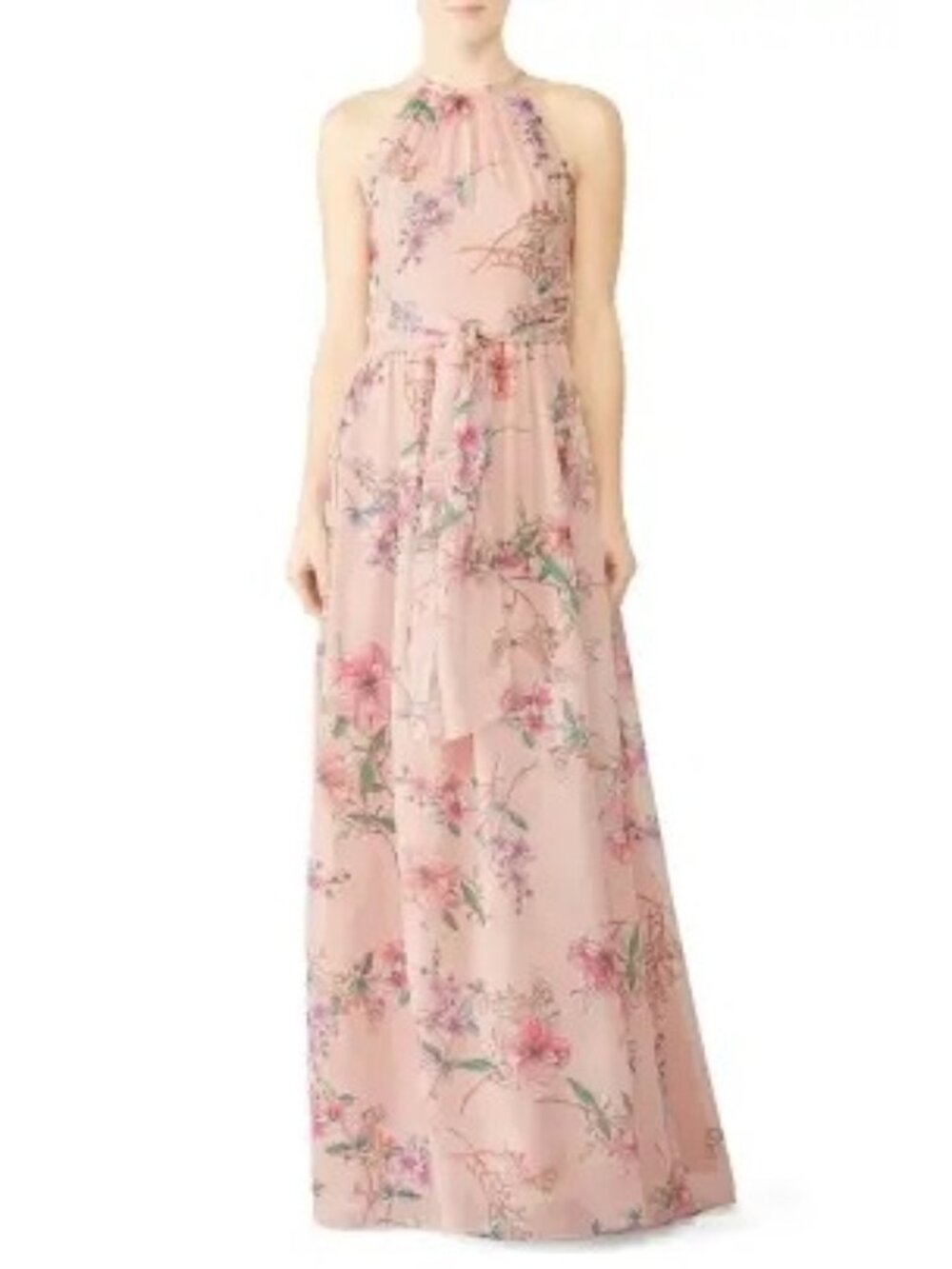 R-148. Monique Lhuillier Floral Daniela Gown